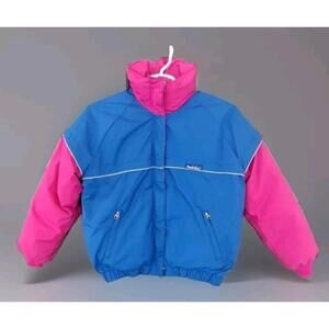 POWDERHORN MOUNTAINEERING Vintage 90s  Down Insulated Winter Coat  Girls Size 14